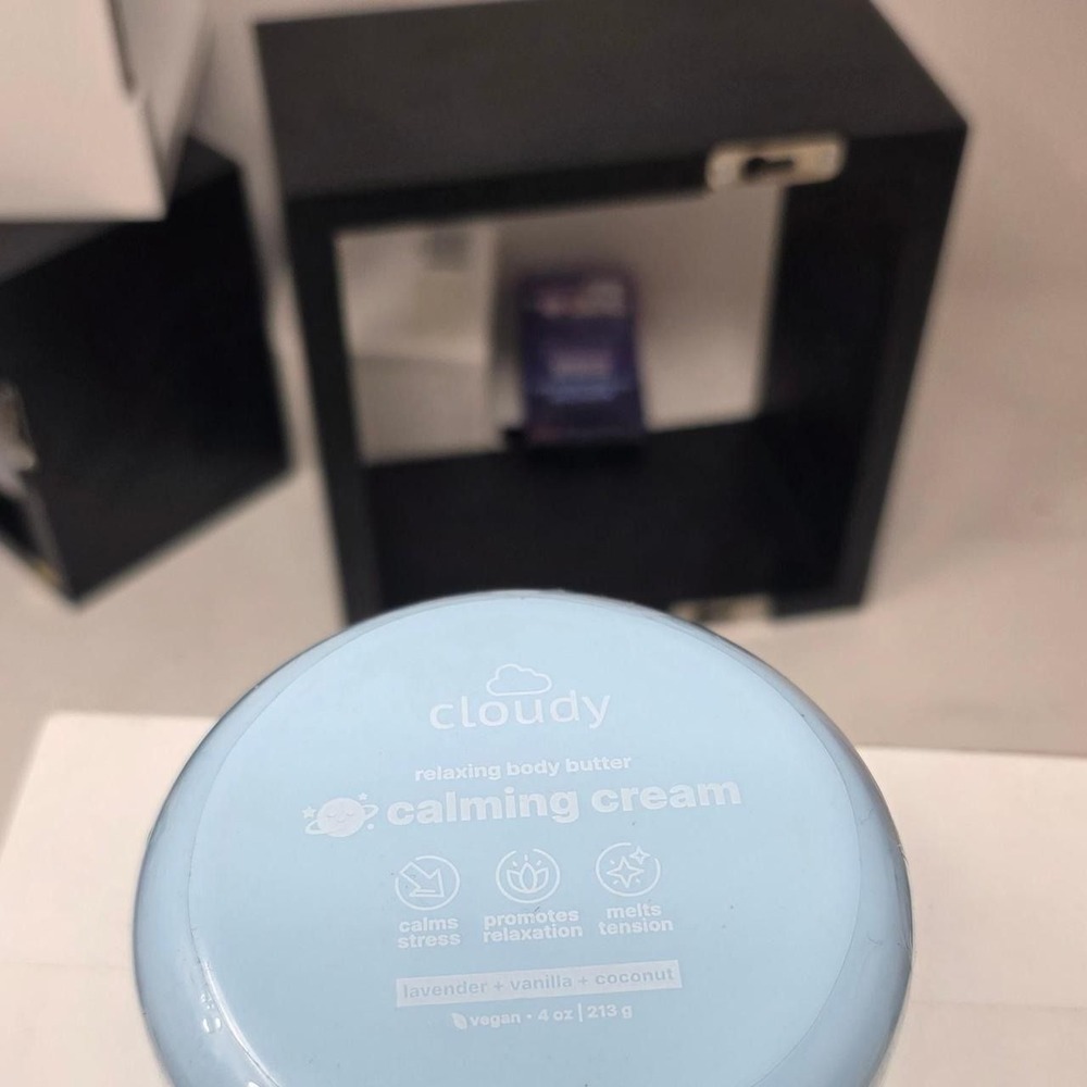 Cloudy calming body butter in lavender, vanilla & coconut